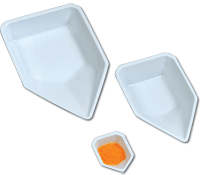 Disposable weighing boats, pour-boat, 108 x 183 x 26mm (White) (Per pack of 500 pcs)