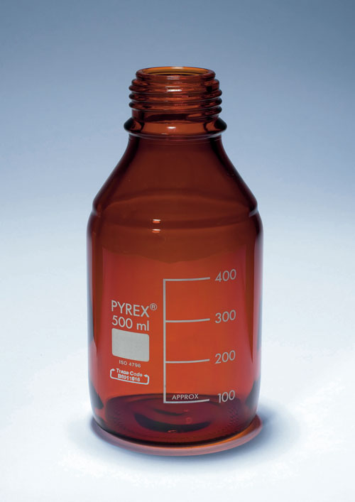 Amber glass media-lab bottle 250ml