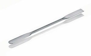 Stainless steel double spatula, 150mm