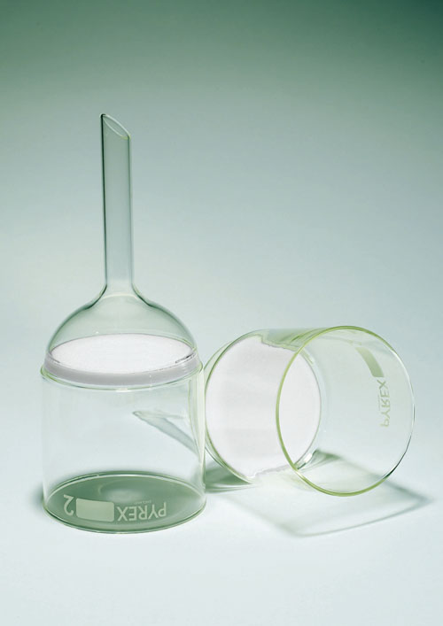 Buchner filter funnel 500ml with 95mm sintered glass disc, Porosity Grade 0