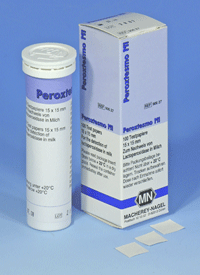 Peroxtesmo MI (Box of 100 test papers, 15 x 15mm)