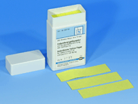 Indanthrene yellow paper (Box of 200 strips, 20 x 70mm)