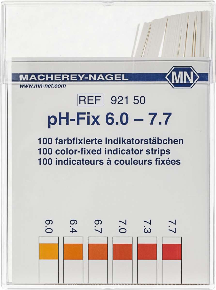 pH paper 6.0 to 7.7 (p/100)