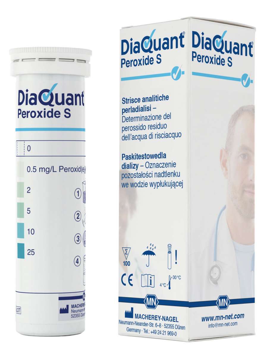 DiaQuant Peroxide S (Tube of 100 test strips)