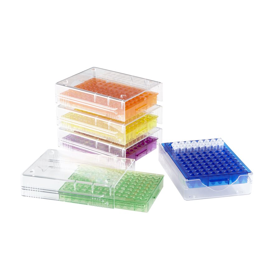 Low Temp PCR Rack (96 Well) (Assorted) (Pack of 5 pcs)