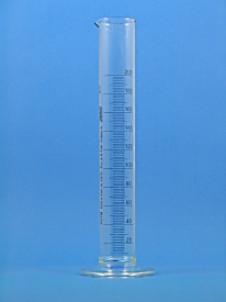 Glass cylindrical receiver 100ml, Class B