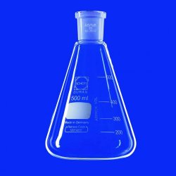 Glass conical flask 500ml, joint size 19/26