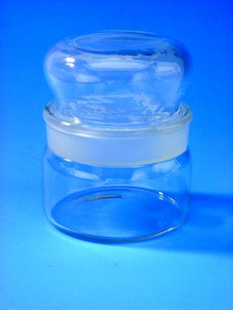 Glass weighing bottle 25 x 50mm, squat form