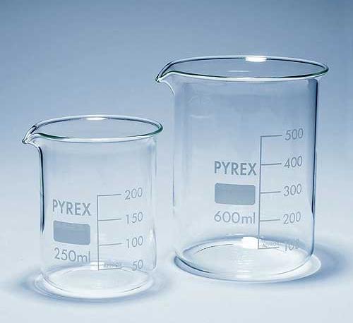 Glass beaker 10ml, low form