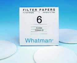 Filter Paper Grade 6 Circles, 150mm (100/pk)