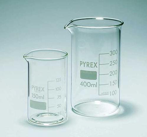 Glass beaker 400ml, tall form