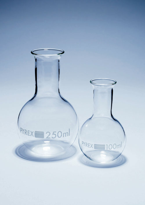 Flat bottom flask 500ml, narrow neck