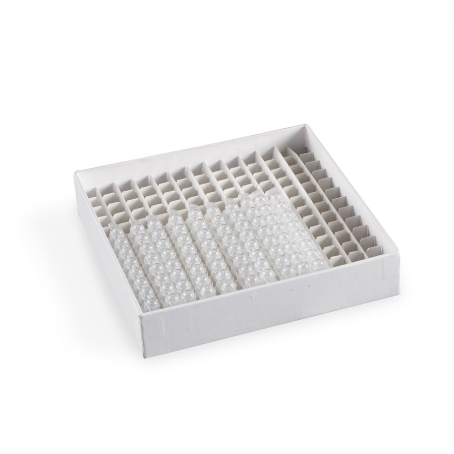 Microtube Storage Box for 0.2ml tubes (169 wells) (Pack of 10 pcs)