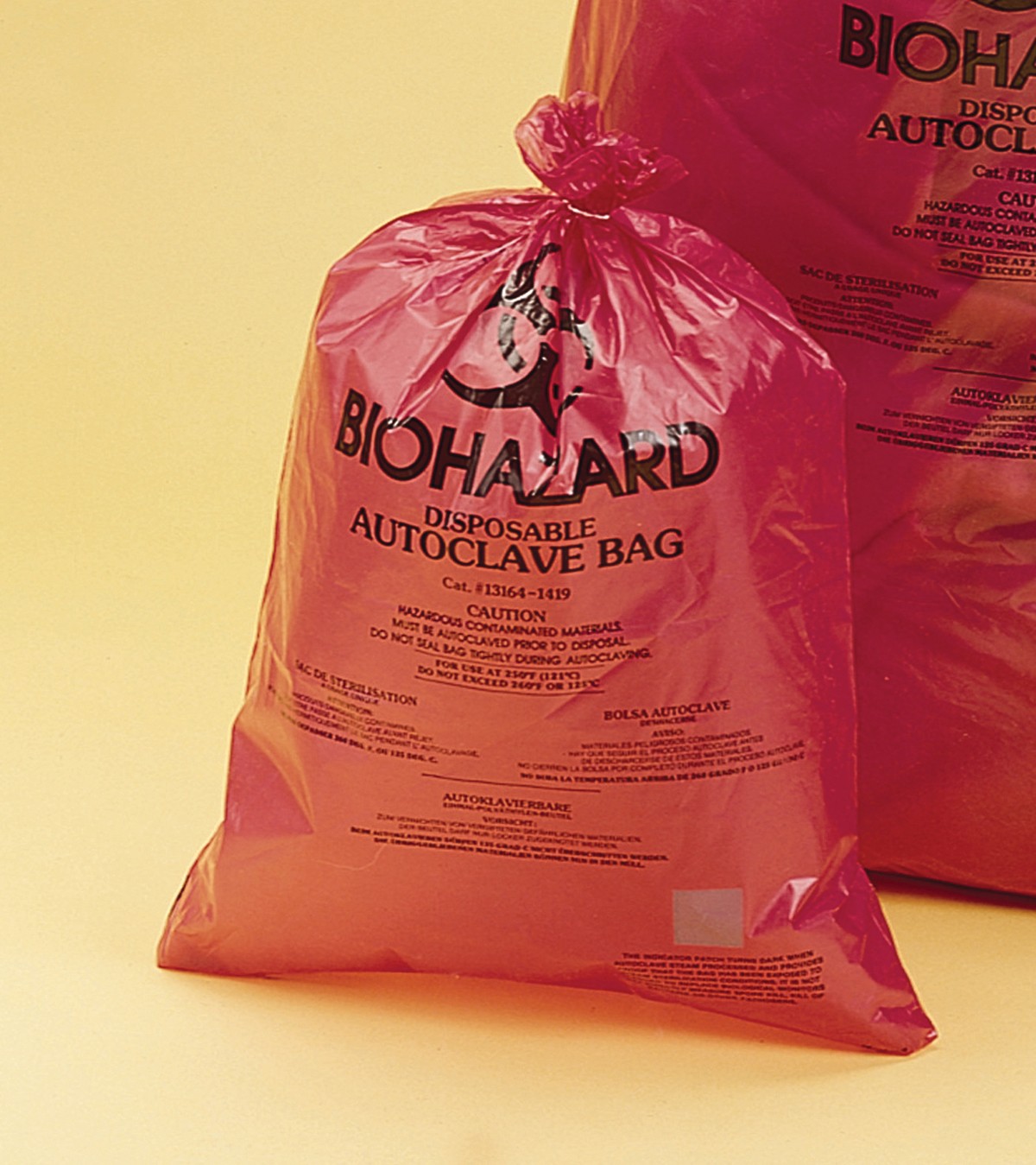 Biohazard disposal bags 94 x 122cm - Super Strength (Pack of 100 pcs)