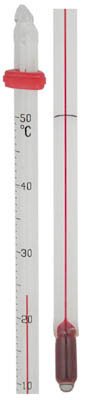 Glass thermometer -100 to 50 deg C x 1