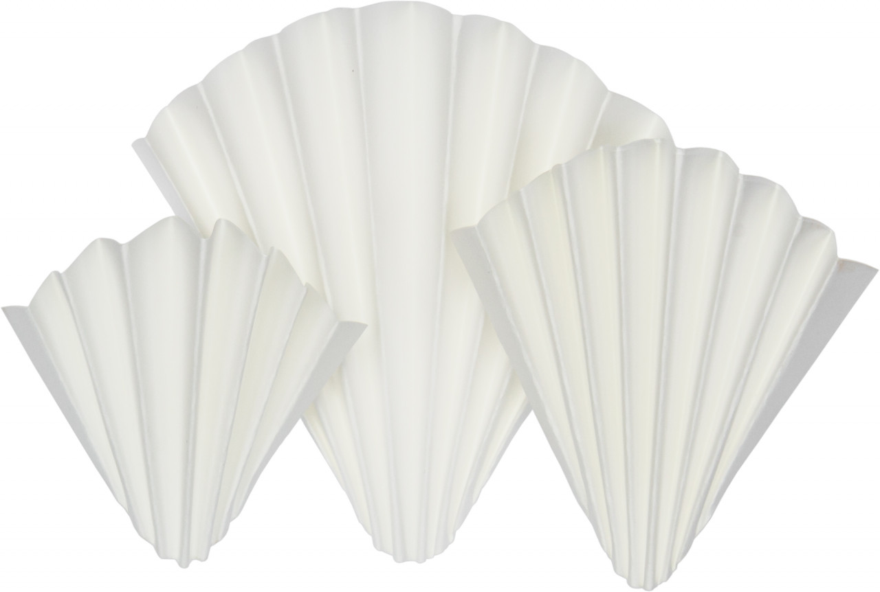 Folded filter papers, MN 617 we, 90mm (Pack of 100 filters)