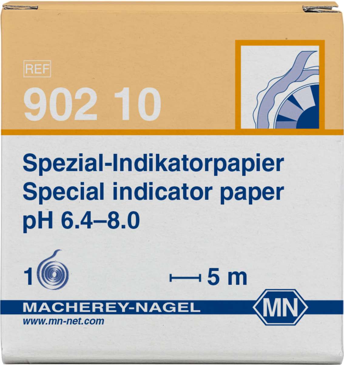 Refill pack for Special indicator paper pH 6.4 to 8.0 (3 reels of 5m length and 7mm width)