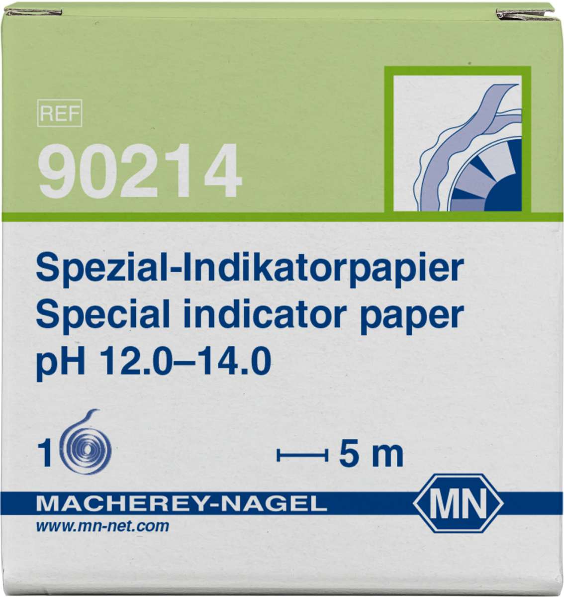 Refill pack for Special indicator paper pH 12.0 to 14.0 (3 reels of 5m length and 7mm width)
