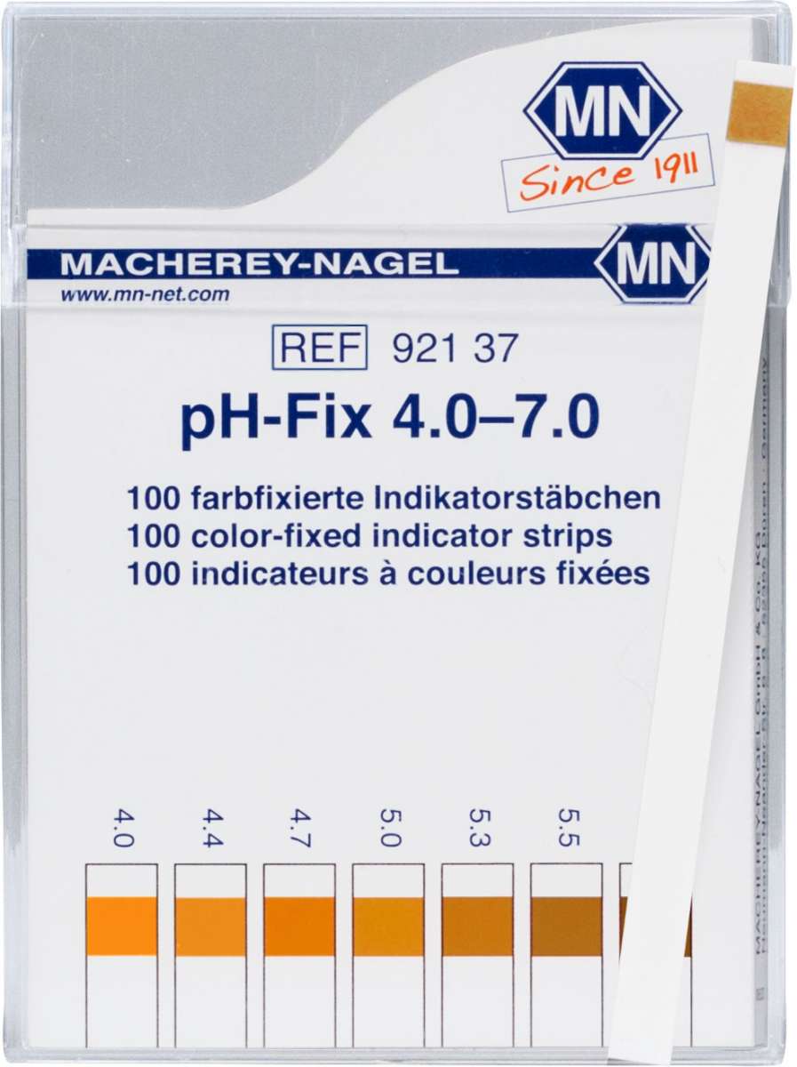 pH test strips 4.0 to 7.0 (Box of 100 pcs)