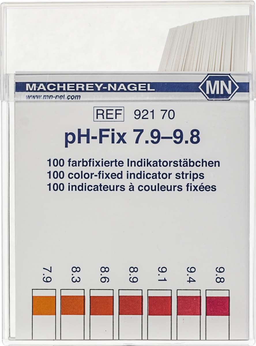 pH test strips 7.9 to 9.8 (Box of 100 pcs)