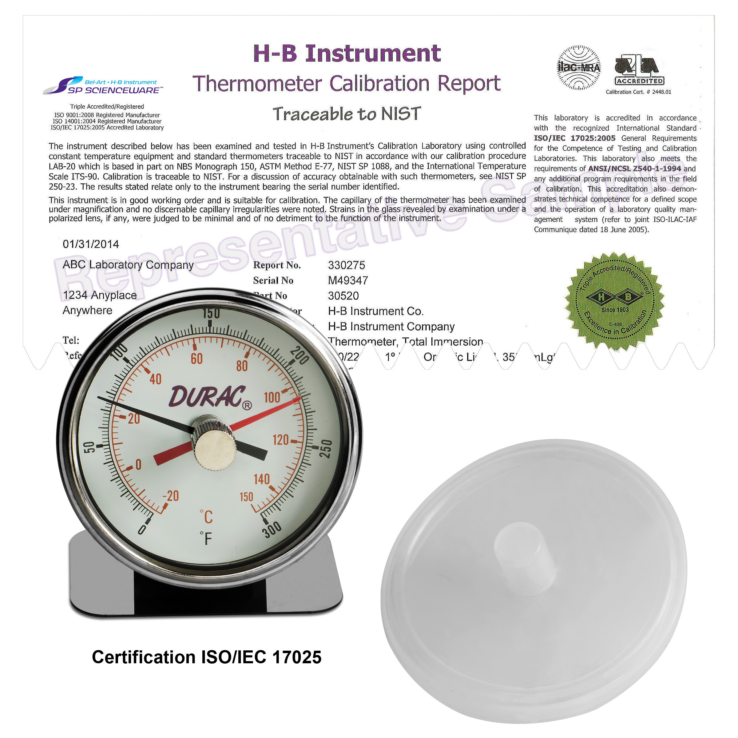 Autoclave Thermometer
