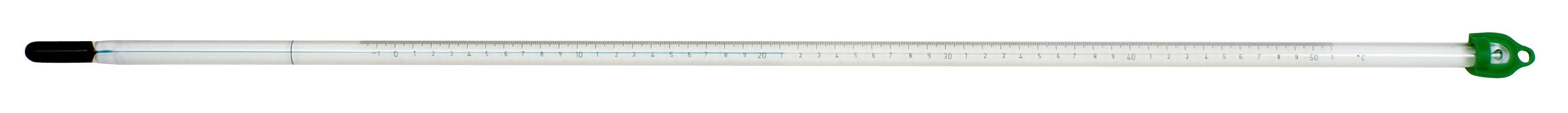 H-B Enviro-Safe Precision Liquid-In-Glass Thermometer; -1 to 61C, 76mm Immersion, Environmentally Friendly