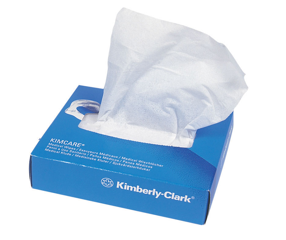 Tissues (Medical Wipes), Kleenex, 220 x 120mm, 2 ply (Per box of 76 wipes)