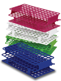 ONERACK DELRIN Test tube rack 16mm (72 place) (White)<FONT color=#ff0000><STRONG><i> (Contact us for price)</i></STRONG></FONT>