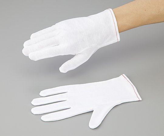 ASPURE Cotton Smooth Gloves Without Gore L 12 Pairs