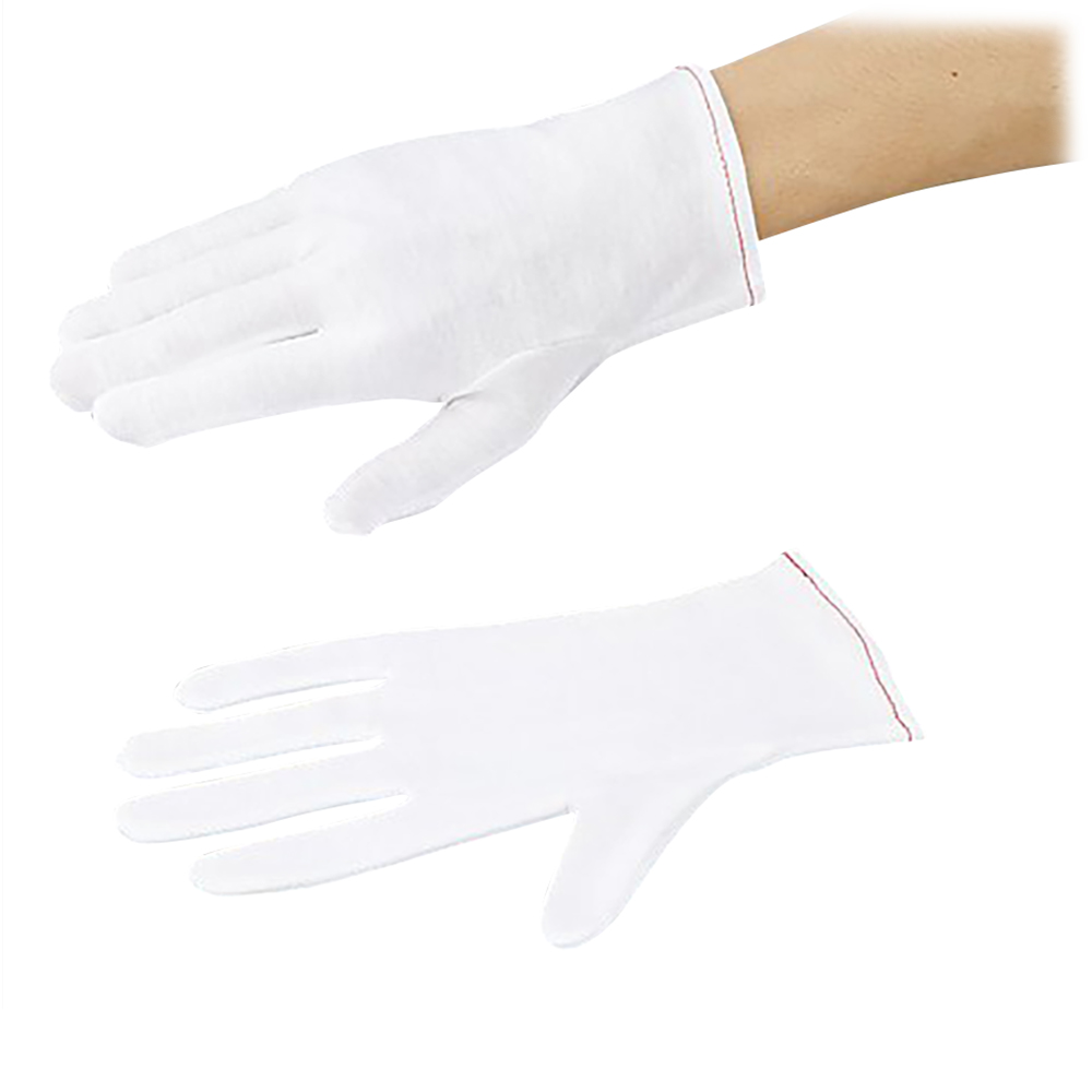 ASPURE Cotton Smooth Gloves Without Gore LL 12 Pairs