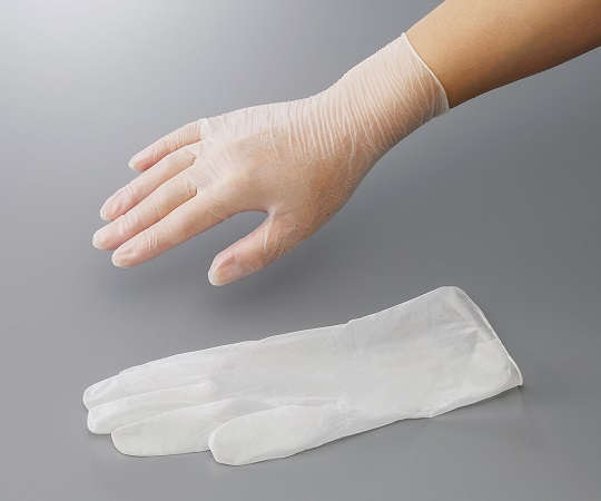 AZFIT Super Pure Gloves PVC Powder Free Clean Pack M 1 box (50 Pieces/Bag x 2 Bags)