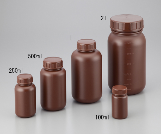 Wide-Mouth Bottle 100mL HDPE Product, Shading