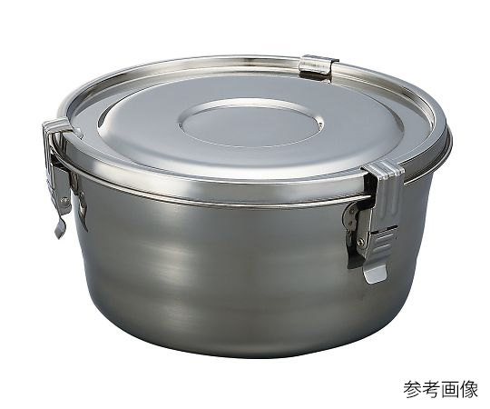 Stainless Steel Round Airtight Tank 0.38L