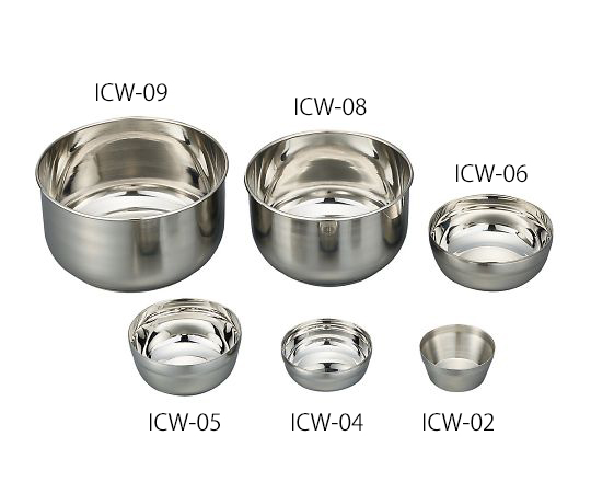 Wide Stainless Steel Cup Round Bottom 500mL