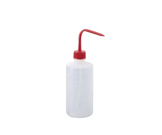 Washing Bottle Colorful Variation Narrow-Mouth Red 500mL