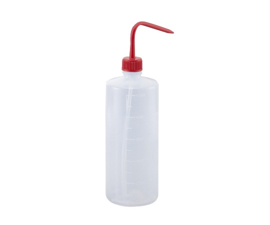 Washing Bottle Colorful Variation Narrow-Mouth Red 1L