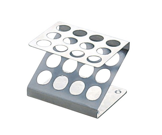Test Tube Stand Z Type Type 13mmf x 12 Pcs Stainless Steel (SUS304)