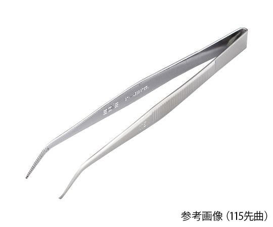 Stainless Steel tweezers tip bending type 125 mm