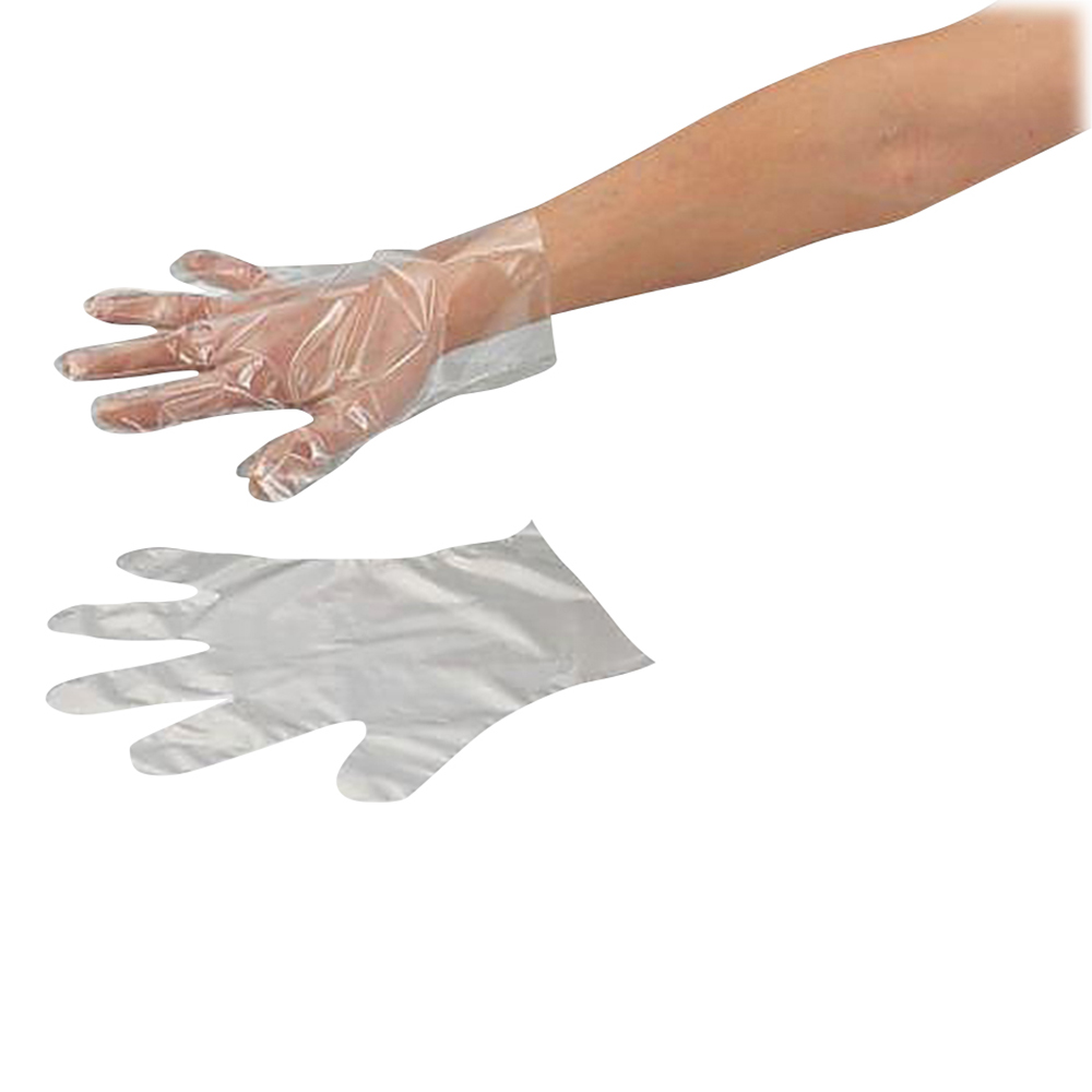 SANIMENT Gloves (PE Thick Type) Standard L 100 Pieces