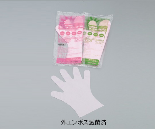 SANIMENT Gloves PE With Outer Emboss Sterilized L 20 Pieces