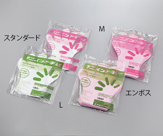 SANIMENT Gloves Plastic Pack Standard 10 Packs 1000 Pieces
