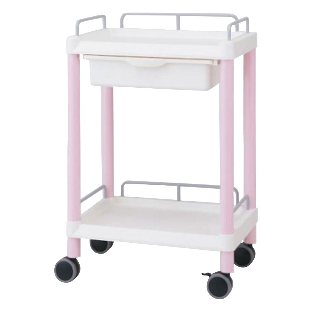 Mobile Easy Cart (With Guard Frame) with Drawer 2 Stages 532 x 368 x 819