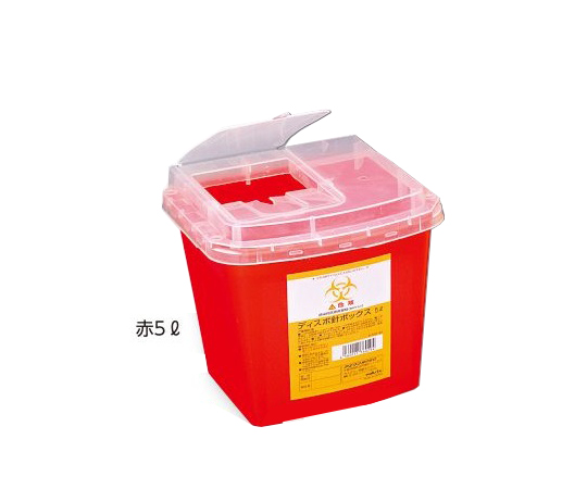 Disposable Needle Box Red Color 5L