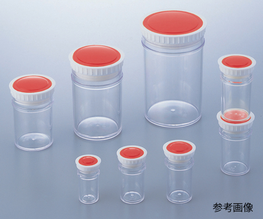 LABORAN PS Sample Tube Bottle 15mL Orange 100 Pcs + 10 Pcs