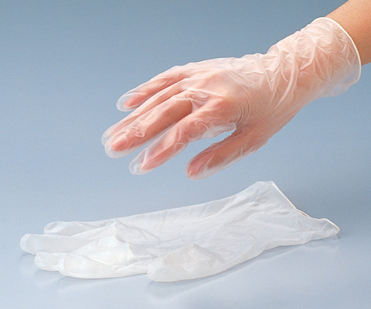 Super Pure PVC Gloves Powder Free Clean Pack M 1 Box (50 Pairs/Bag x 2 Bags)