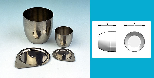 Stainless steel crucible 50ml